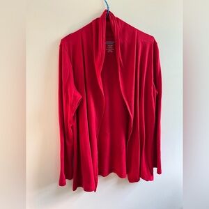 L.L. Bean Women's Red Wrap Style Jersey